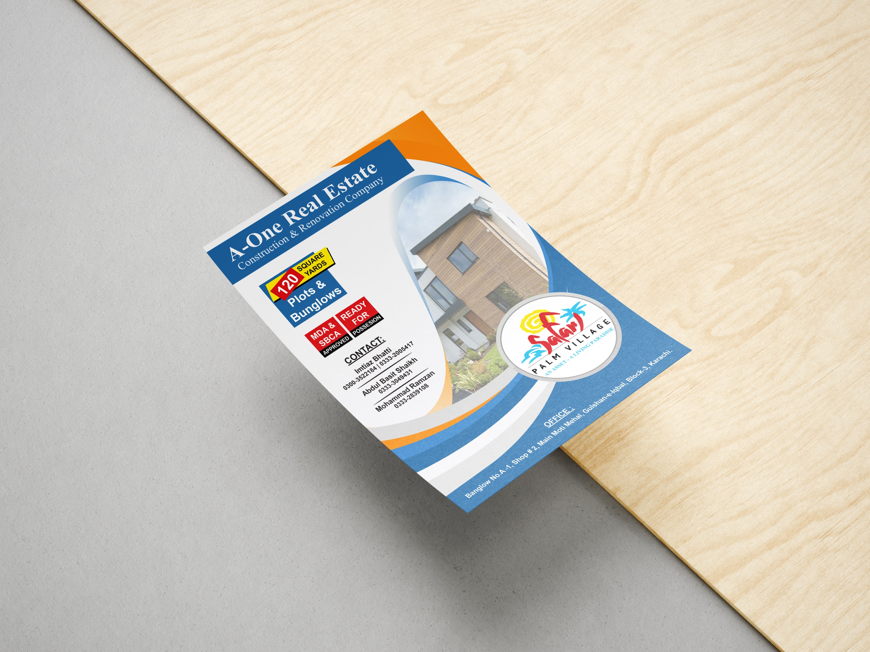 A5 flyer brochure design Turkiye 2026