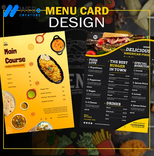 Restaurant digital menu board Turkiye menu printing services online food menu design 2026
