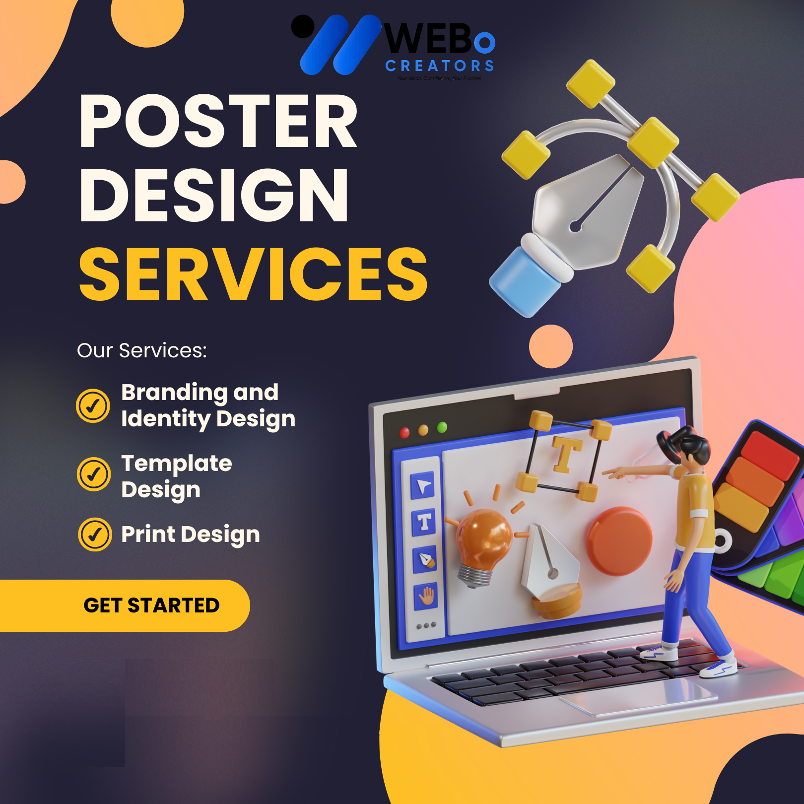 Poster Design Service | Get Powerful Advertising Poster in Turkiye for Business and Events