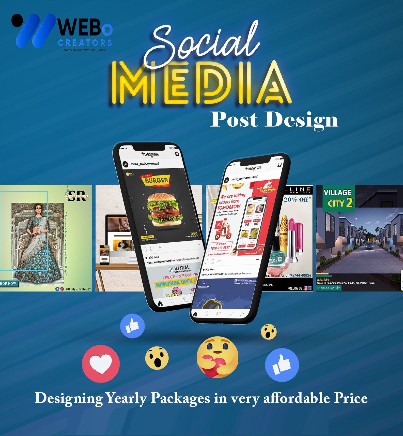 Social Media Post Design Services in Turkiye for Businesses and Brands